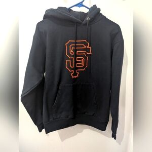 SF Giants Black Hoodie with Orange Logo